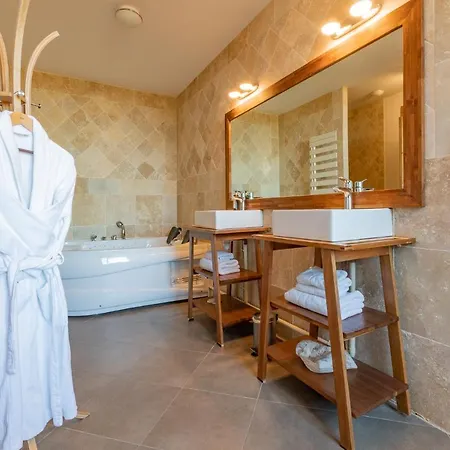 Hotel Le Castel Pierre - 7ch&7sdb Avec Clim, Piscine Xl, Salle Fitness Et Sauna Pour 18 Personnes 4*